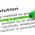 ’Solving a problem’, under 'Solution’